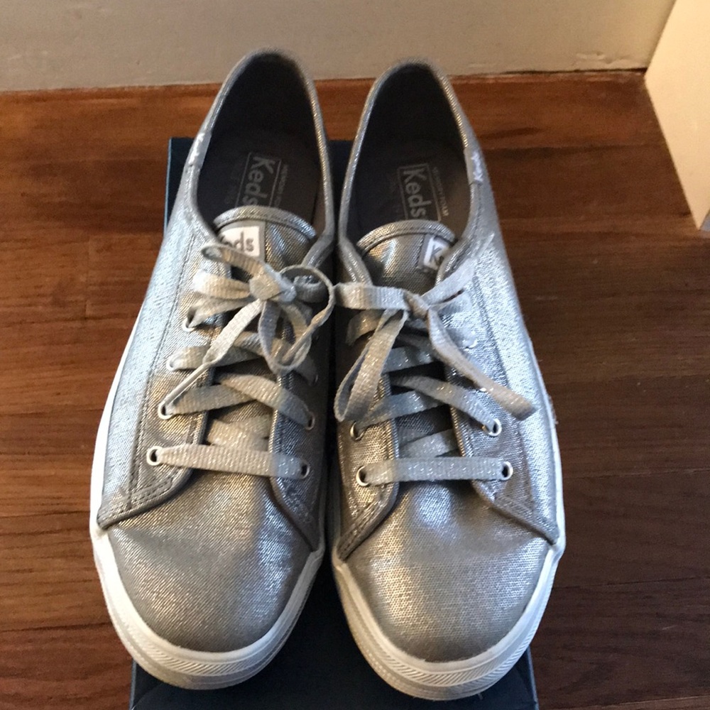 Keds silver sneakers - memory foam